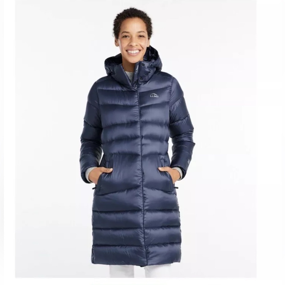 L.L. BEAN EUC Ultralight 850 Big Baffle Puffer Coat